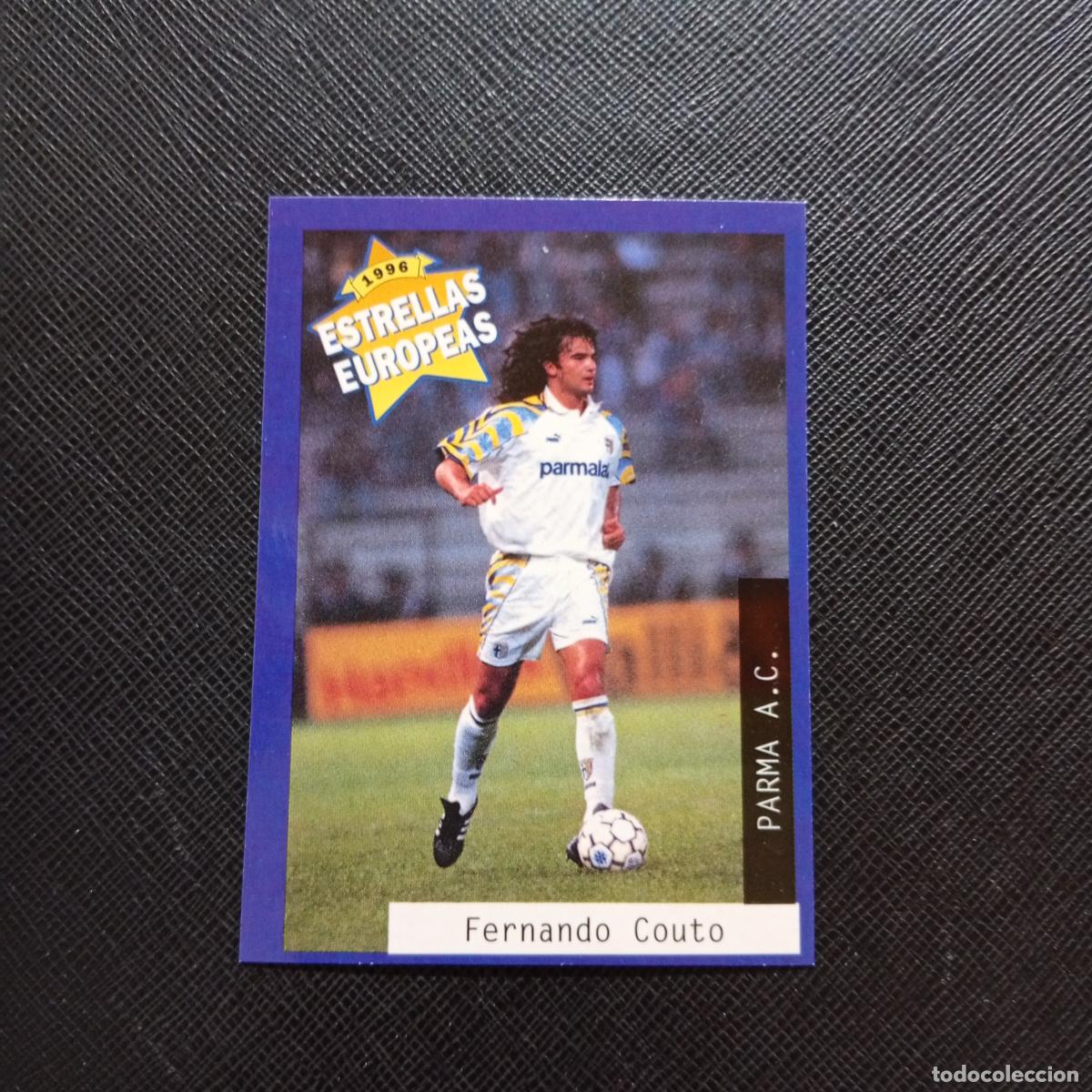 Cromos de f&uacute;tbol: 86 FERNANDO COUTO PARMA PANINI ESTRELLAS EUROPEAS 1996 CROMO FUTBOL 96 - A33 PG56 B