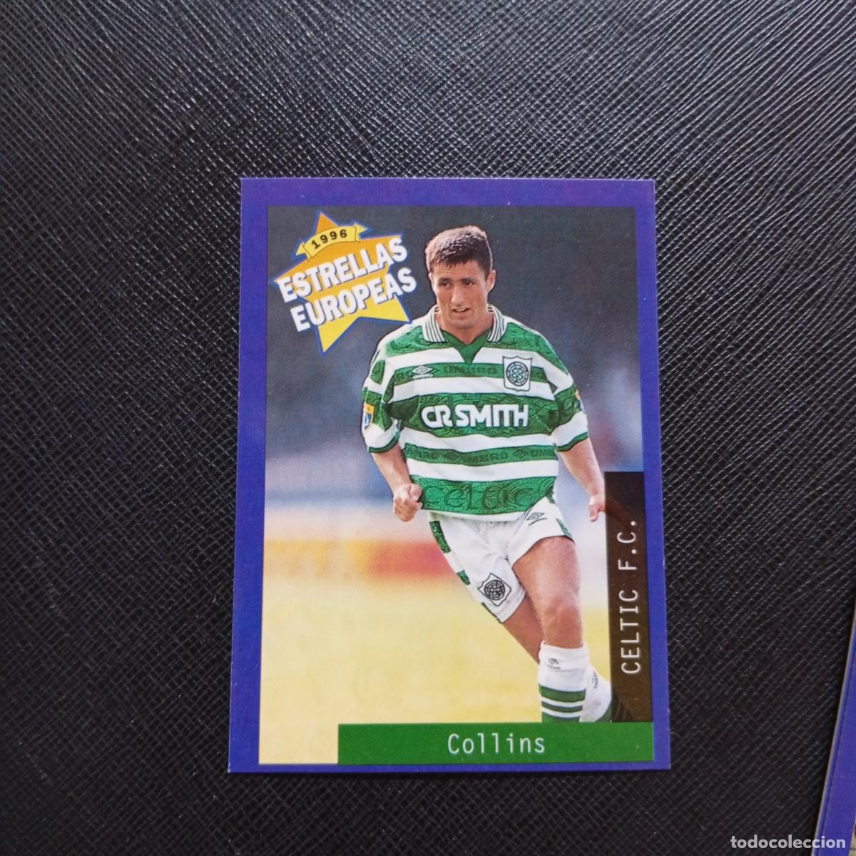Cromos de f&uacute;tbol: 86 COLLINS CELTIC PANINI ESTRELLAS EUROPEAS 1996 CROMO FUTBOL 96 - A33 PG55