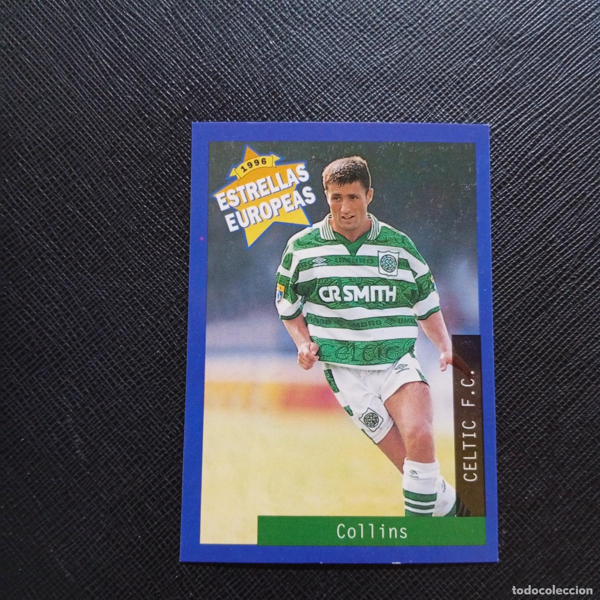 Cromos de f&uacute;tbol: 86 COLLINS CELTIC PANINI ESTRELLAS EUROPEAS 1996 CROMO FUTBOL 96 - A28 PG163 B