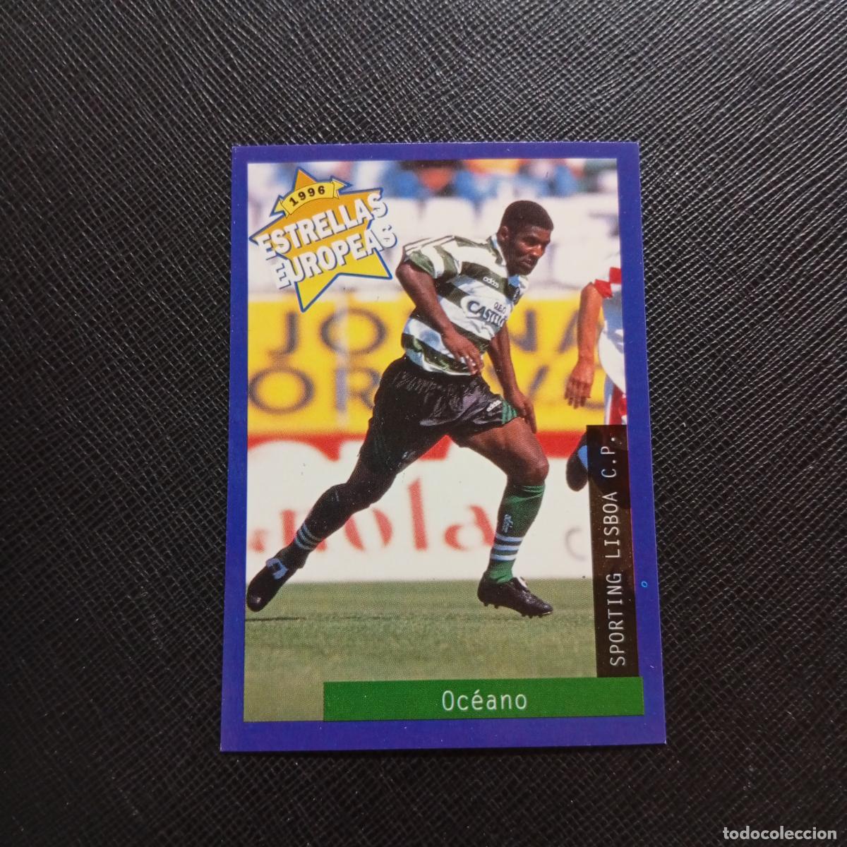 Cromos de f&uacute;tbol: 84 OCEANO SPORTING LISBOA PANINI ESTRELLAS EUROPEAS 1996 CROMO FUTBOL 96 - A28 PG172 B