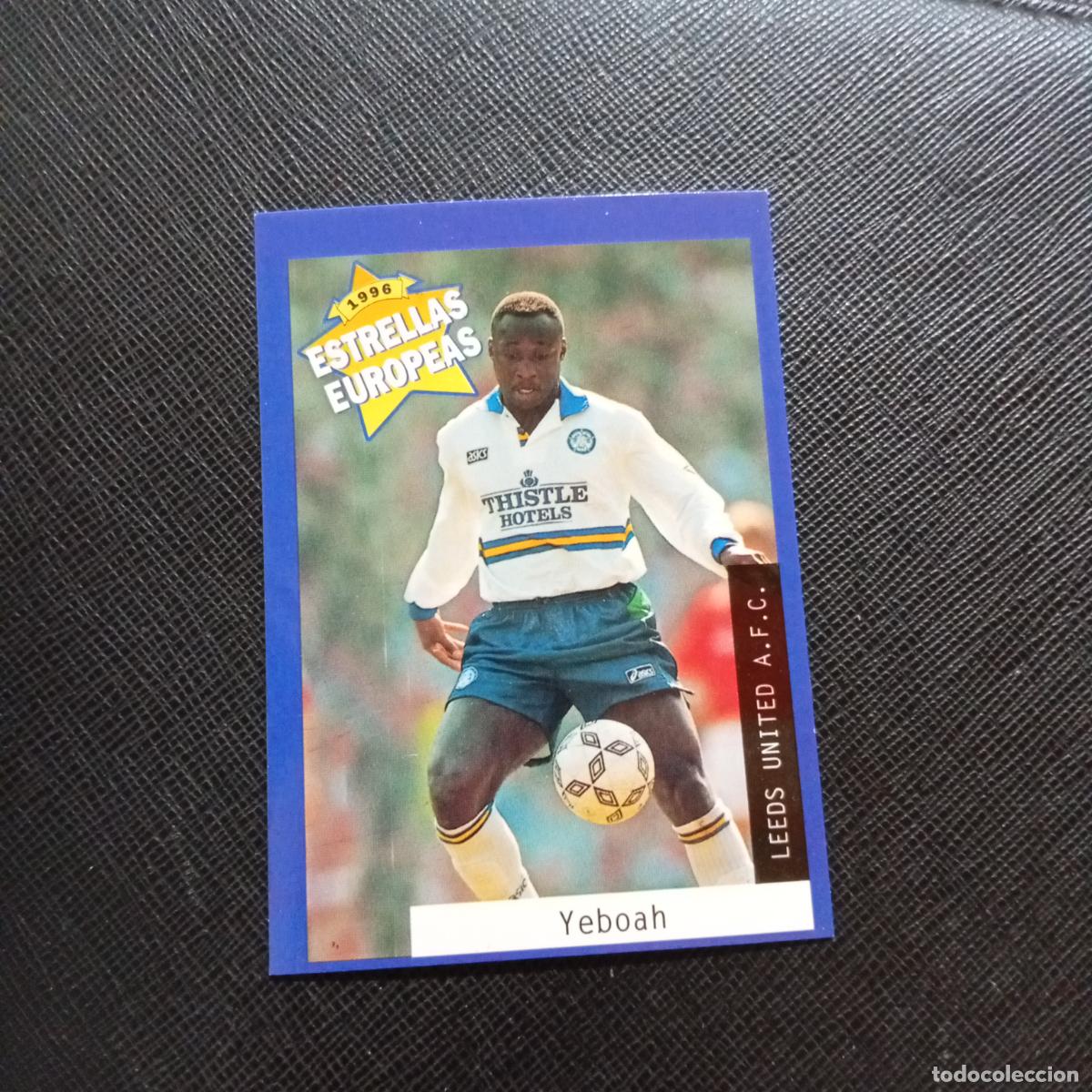 Cromos de f&uacute;tbol: 68 YEBOAH LEEDS UNITED PANINI ESTRELLAS EUROPEAS 1996 CROMO FUTBOL 96 - A28 PG181