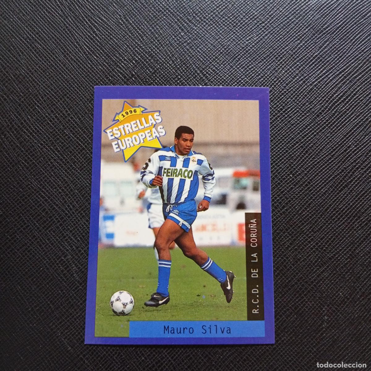 Cromos de f&uacute;tbol: 56 MAURO SILVA DEPORTIVO PANINI ESTRELLAS EUROPEAS 1996 CROMO FUTBOL 96 - A28 PG208
