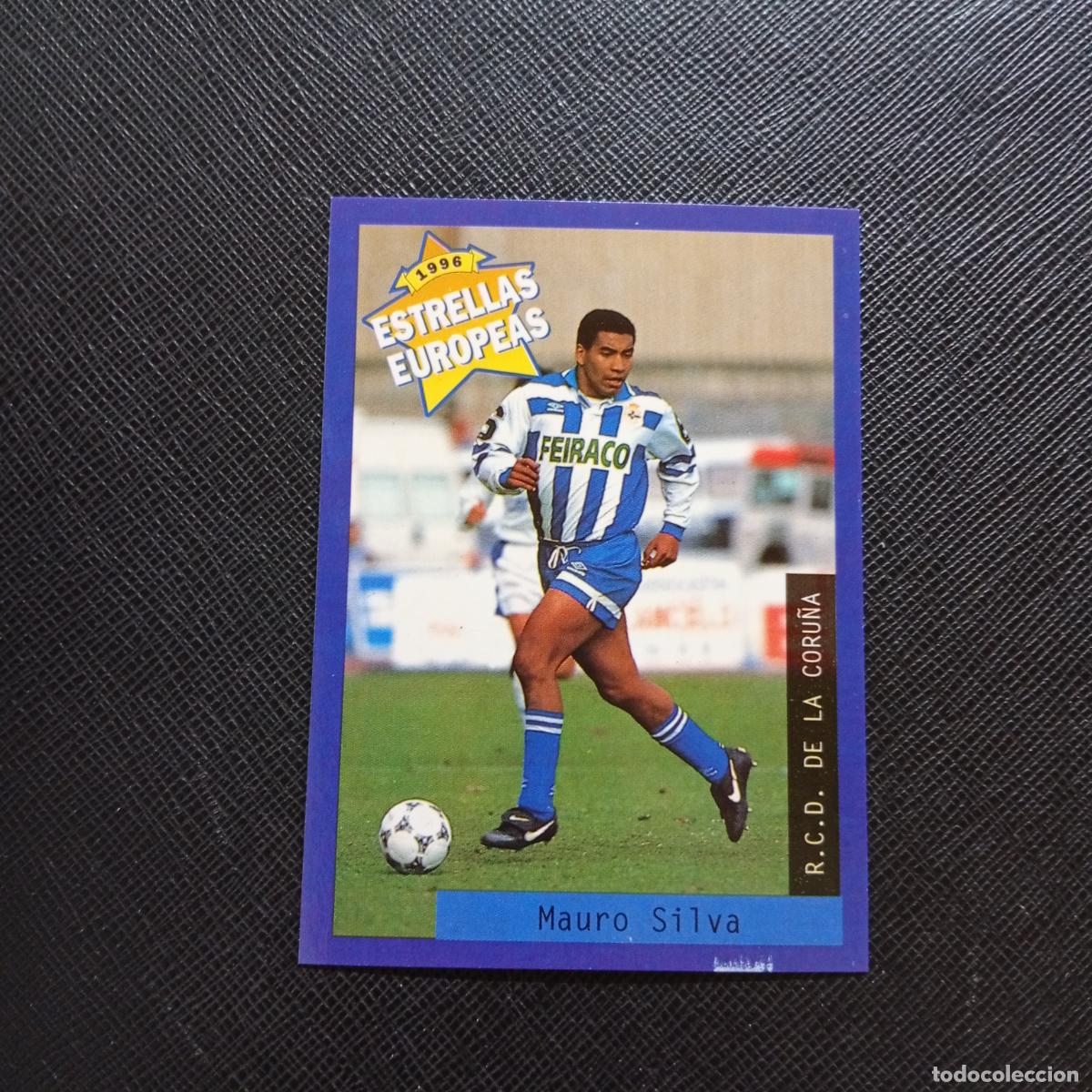 Cromos de f&uacute;tbol: 56 MAURO SILVA DEPORTIVO PANINI ESTRELLAS EUROPEAS 1996 CROMO FUTBOL 96 - A28 PG208 B