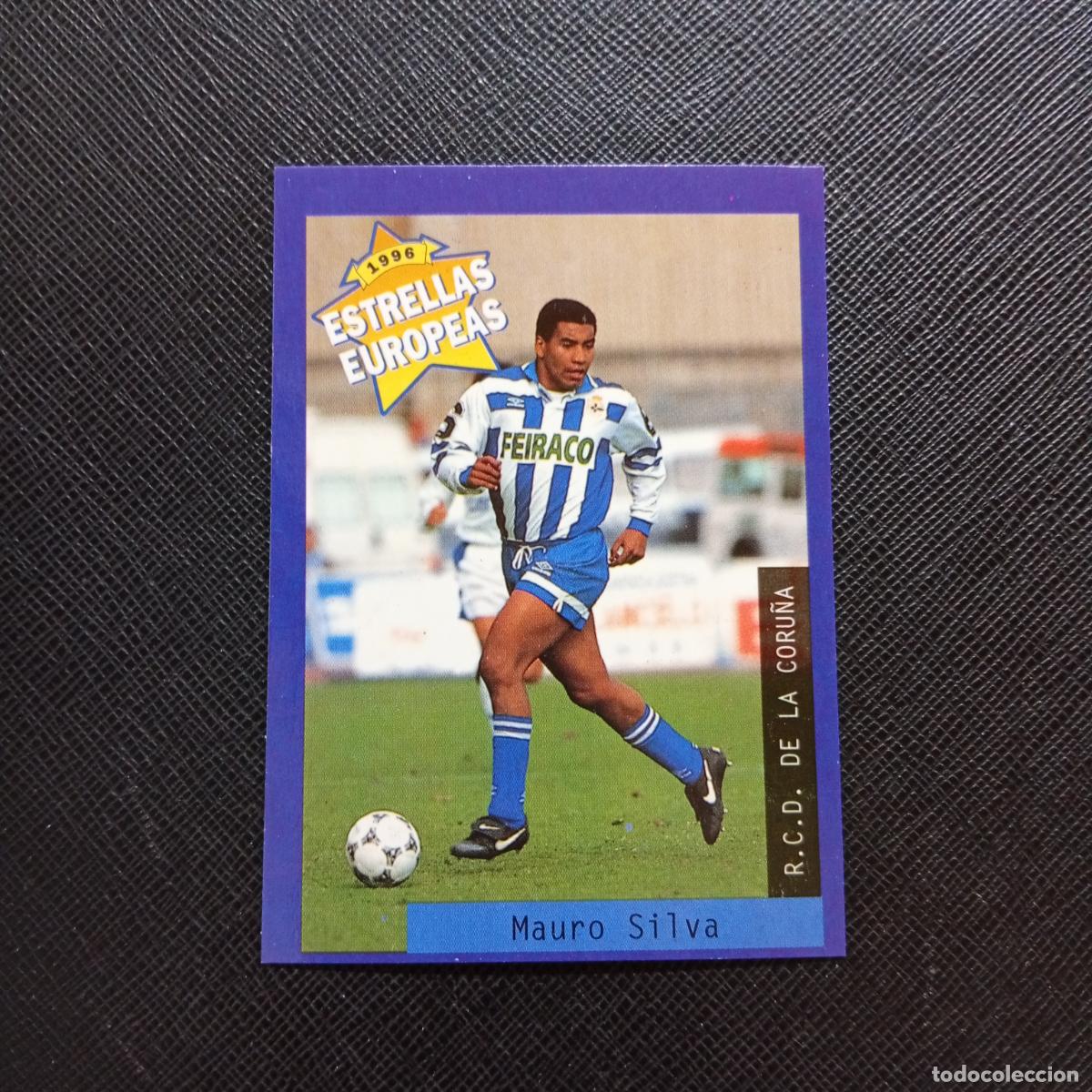Cromos de f&uacute;tbol: 56 MAURO SILVA DEPORTIVO PANINI ESTRELLAS EUROPEAS 1996 CROMO FUTBOL 96 - A28 PG217
