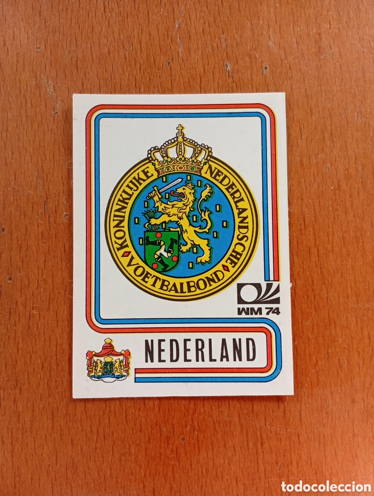 Cromos de Futebol: MUNICH 74 - N&ordm; 232 ESCUDO - HOLANDA - CAMPEONATO MUNDIAL DE FUTBOL 1974