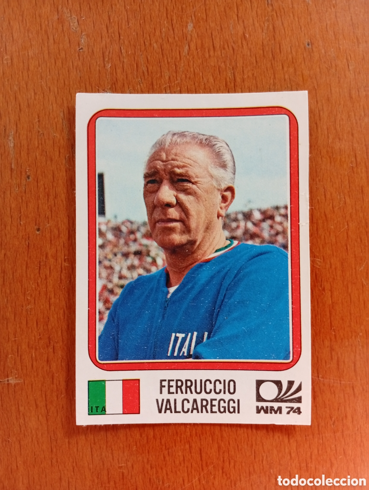 Cartes &agrave; collectionner de Football: MUNICH 74 - N&ordm; 287 VALCAREGGI - ITALIA - CAMPEONATO MUNDIAL DE FUTBOL 1974