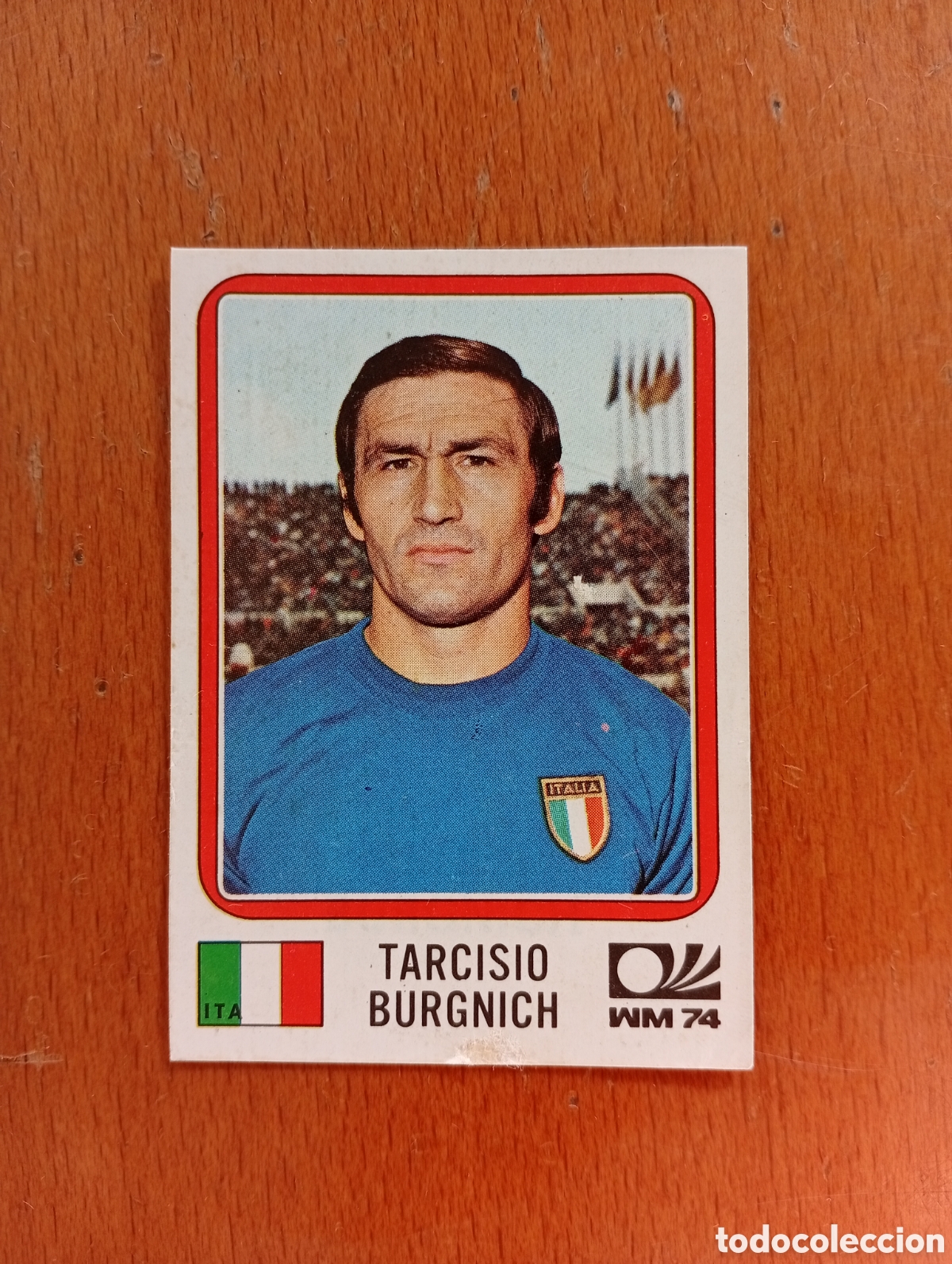 Cartes &agrave; collectionner de Football: MUNICH 74 - N&ordm; 295 BURGNICH - ITALIA - CAMPEONATO MUNDIAL DE FUTBOL 1974