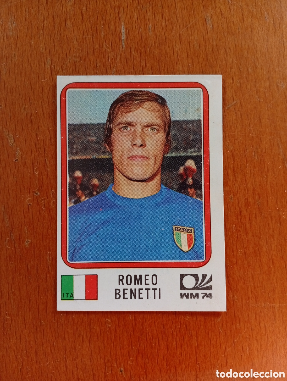 Cartes &agrave; collectionner de Football: MUNICH 74 - N&ordm; 297 BENETTI - ITALIA - CAMPEONATO MUNDIAL DE FUTBOL 1974
