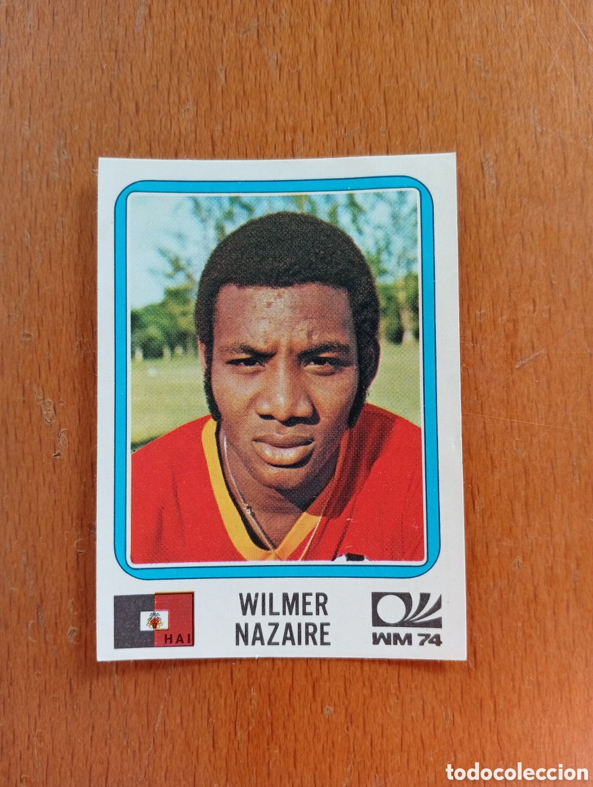 Cromos de f&uacute;tbol: MUNICH 74 - N&ordm; 312 WILMER NAZAIRE - HAITI - CAMPEONATO MUNDIAL DE FUTBOL 1974