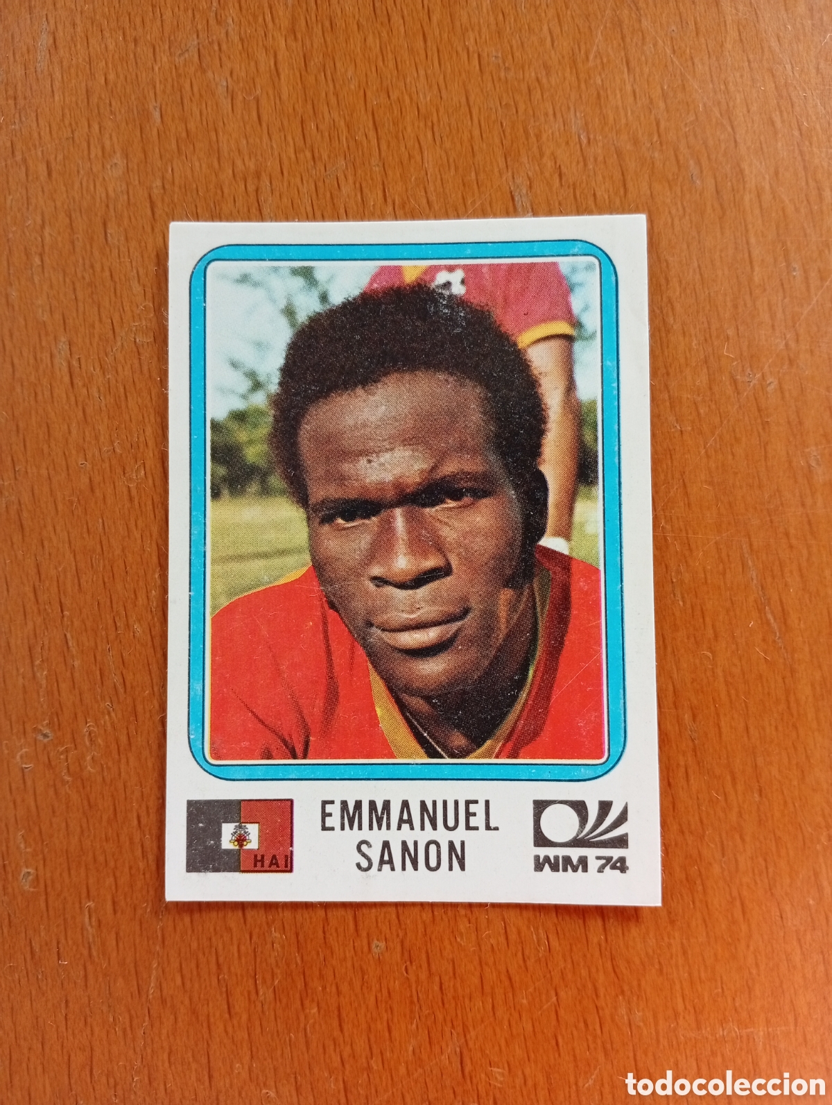 Cromos de f&uacute;tbol: MUNICH 74 - N&ordm; 316 EMMANUEL SANON - HAITI - CAMPEONATO MUNDIAL DE FUTBOL 1974