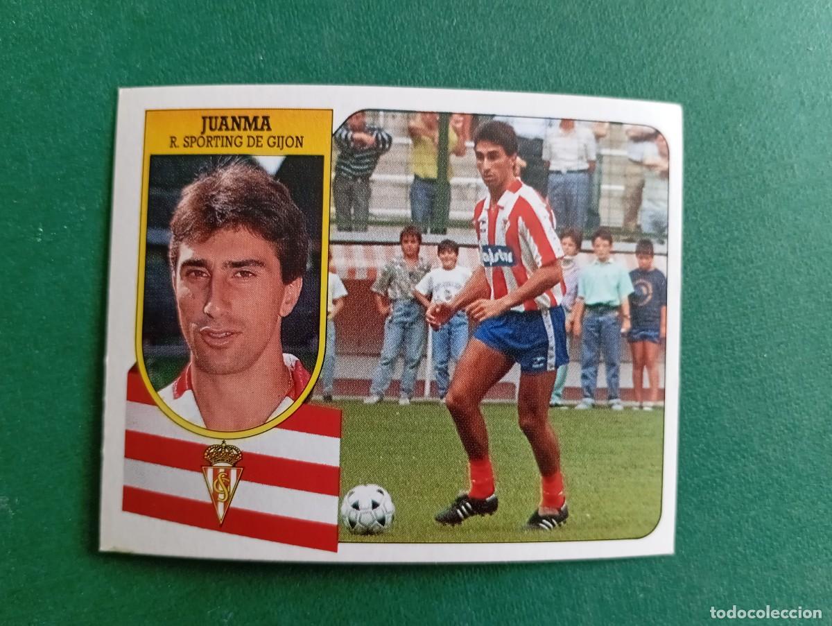 Cartes &agrave; collectionner de Football: Liga Este 1991 1992 91 92 SPORTING GIJ&Oacute;N JUANMA NUNCA PEGADO