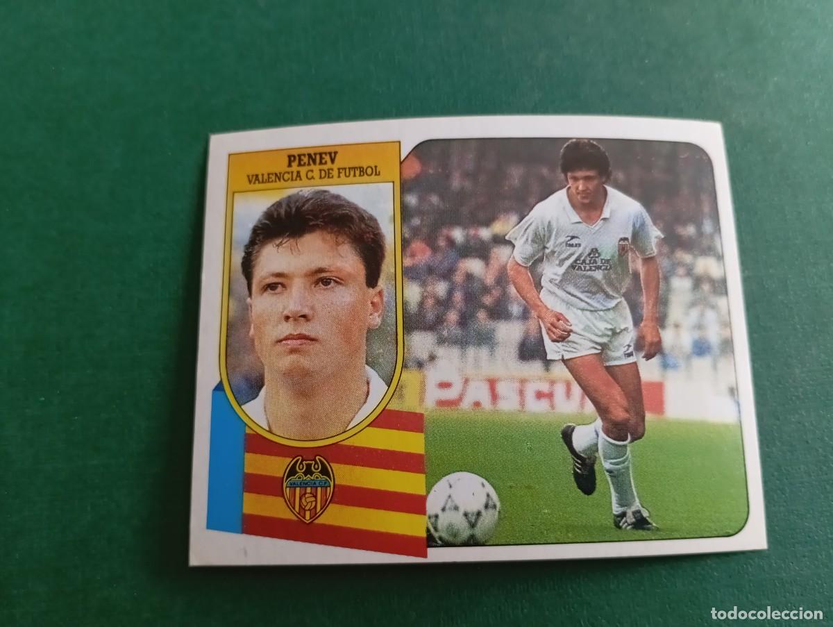 Figurine di Calcio: Liga Este 1991 1992 91 92 VALENCIA CF PENEV NUNCA PEGADO