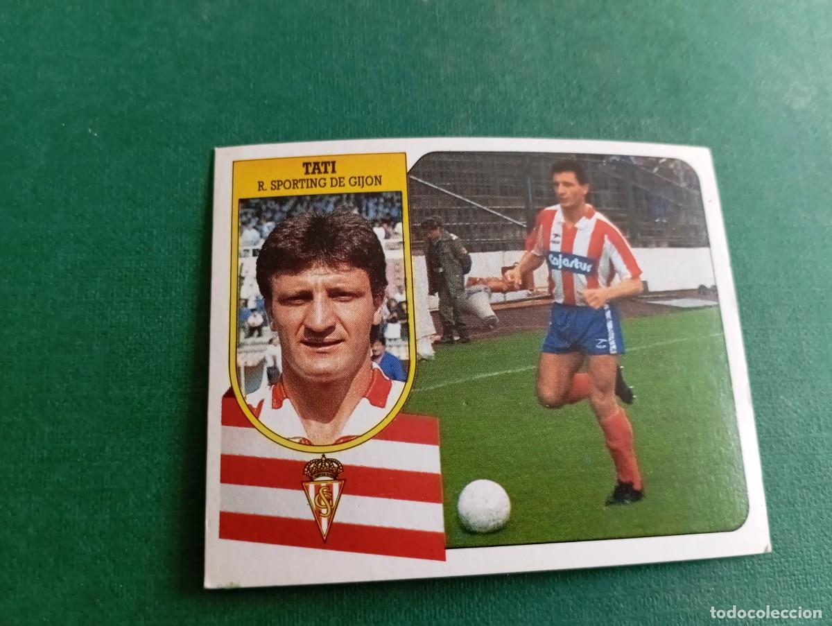 Cromos de f&uacute;tbol: Liga Este 1991 1992 91 92 SPORTING GIJ&Oacute;N TATI NUNCA PEGADO