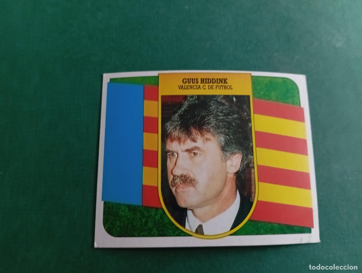 Cromos de f&uacute;tbol: Liga Este 1991 1992 91 92 VALENCIA CF GUUS HIDDINK ENTRENADOR NUNCA PEGADO