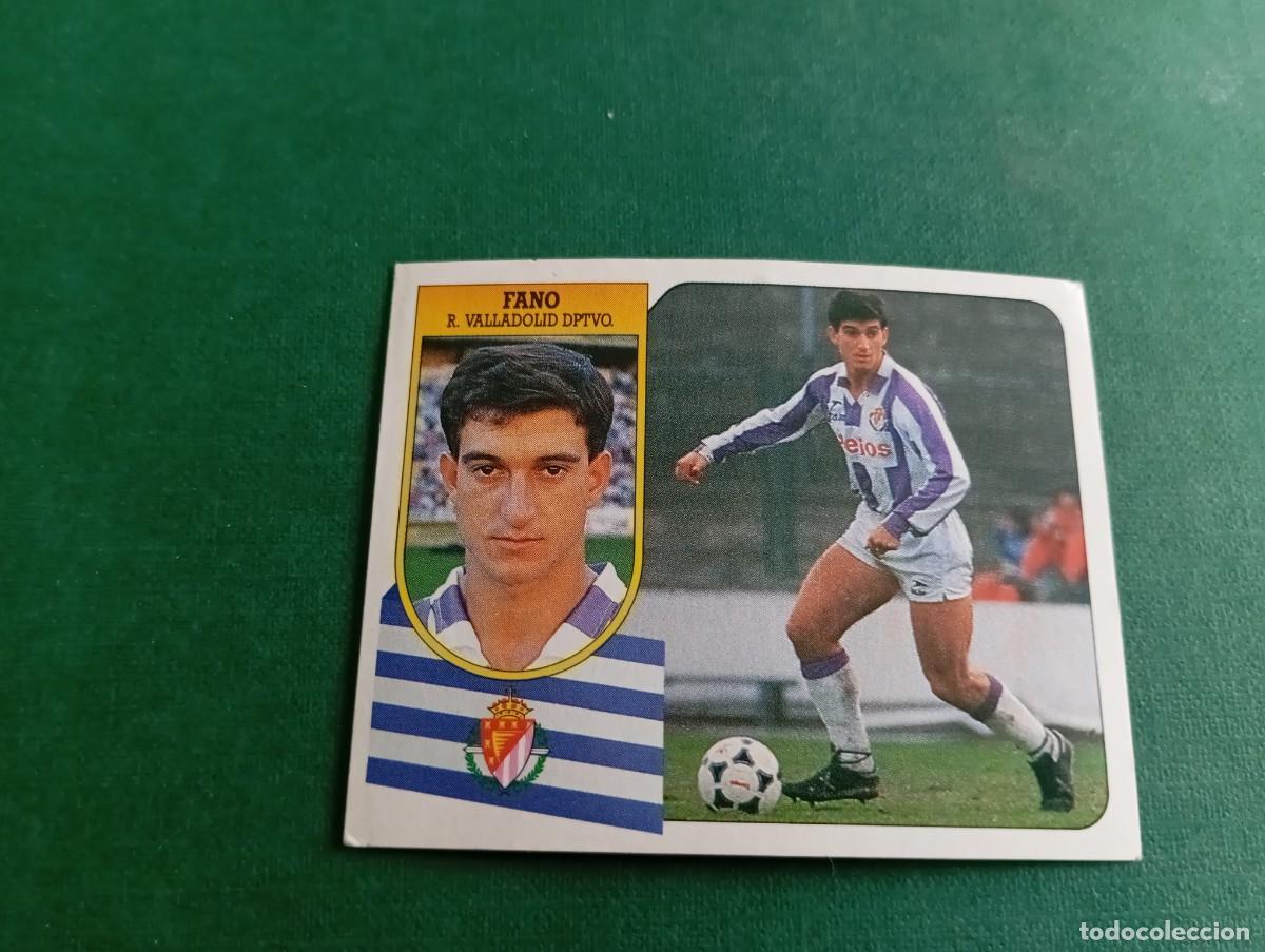 Cromos de f&uacute;tbol: Liga Este 1991 1992 91 92 VALLADOLID CF FANO NUNCA PEGADO