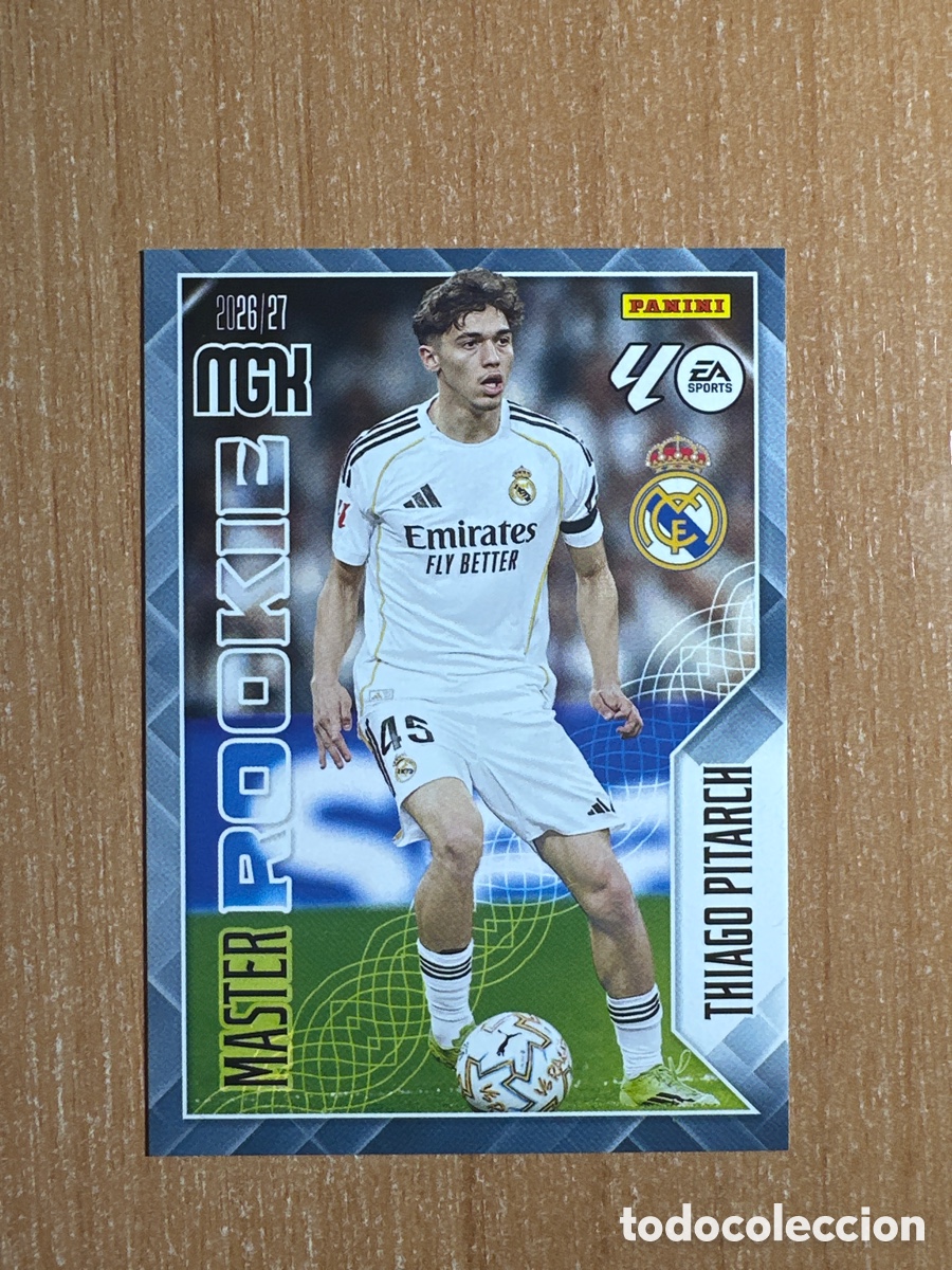 Football Stickers: 419 THIAGO PITARCH M&Aacute;STER ROOKIE MEGACRACKS 2026 2027 (MGK 26 27)
