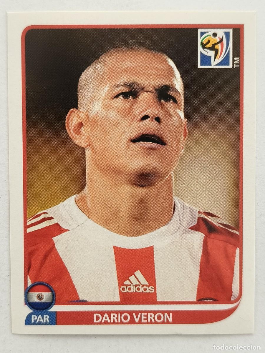 Football Stickers: #436 DARIO VERON (PARAGUAY) MUNDIAL SUDAFRICA 2010 PANINI