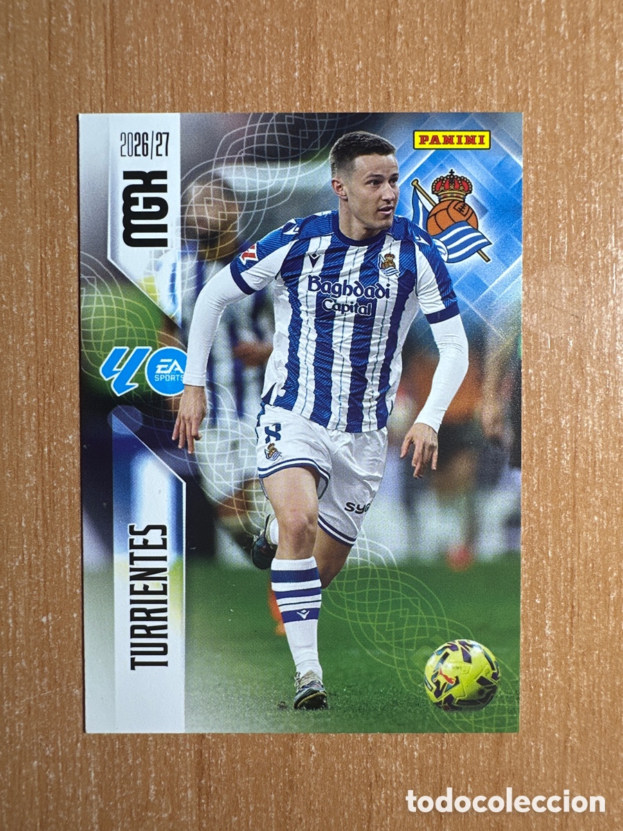 Cromos de Futebol: 316 TURRIENTES REAL SOCIEDAD MEGACRACKS 2026 2027 (MGK 26 27)