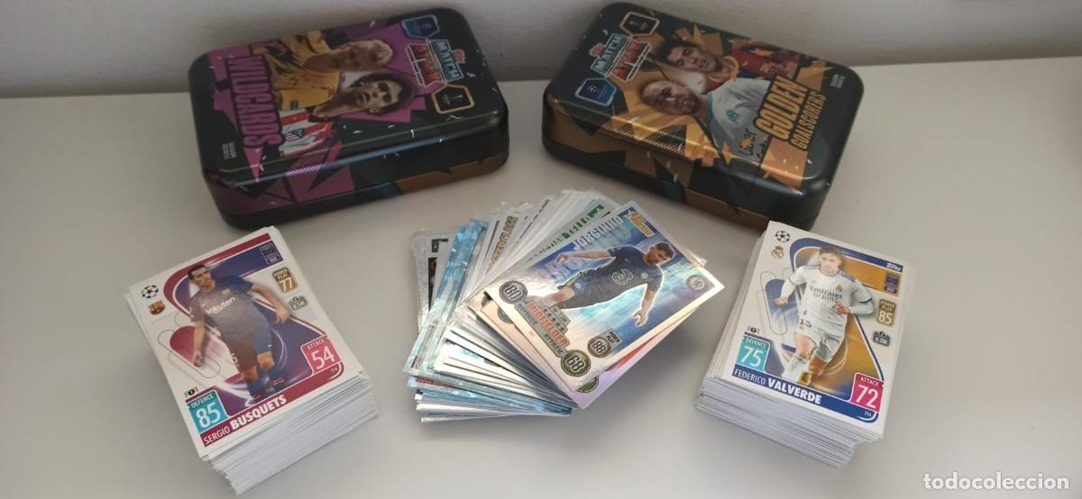Cromos de f&uacute;tbol: Lote Topps Match Attax 21 22 (186 basicas + 63 especiales - hay repetidas)