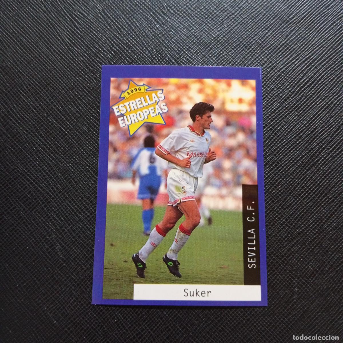 Cromos de f&uacute;tbol: 51 SUKER SEVILLA PANINI ESTRELLAS EUROPEAS 1996 CROMO FUTBOL 96 - A28 PG262