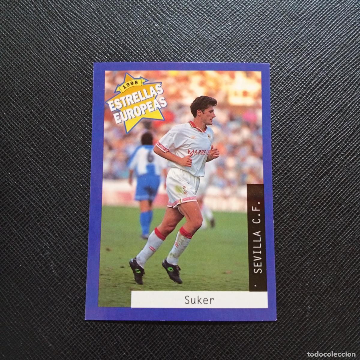 Cromos de f&uacute;tbol: 51 SUKER SEVILLA PANINI ESTRELLAS EUROPEAS 1996 CROMO FUTBOL 96 - A28 PG289