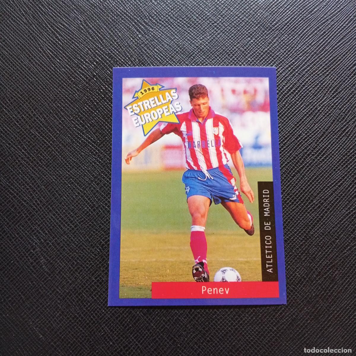 Cromos de f&uacute;tbol: 50 PENEV AT MADRID PANINI ESTRELLAS EUROPEAS 1996 CROMO FUTBOL 96 - A28 PG298 B
