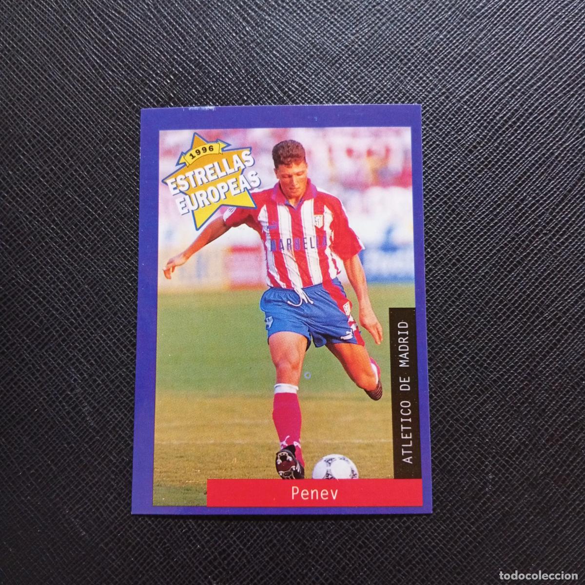 Cromos de f&uacute;tbol: 50 PENEV AT MADRID PANINI ESTRELLAS EUROPEAS 1996 CROMO FUTBOL 96 - A28 PG307 B