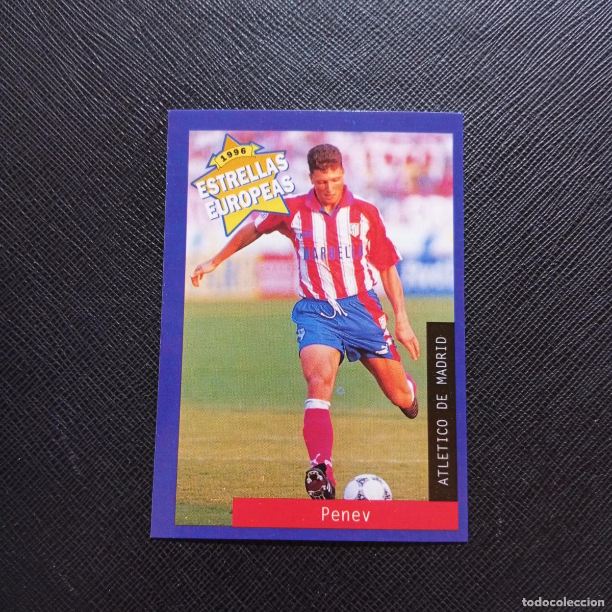 Cromos de f&uacute;tbol: 50 PENEV AT MADRID PANINI ESTRELLAS EUROPEAS 1996 CROMO FUTBOL 96 - A28 PG316 B