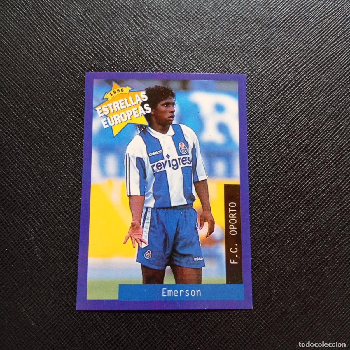 Cromos de f&uacute;tbol: 33 EMERSON OPORTO PANINI ESTRELLAS EUROPEAS 1996 CROMO FUTBOL 96 - A28 PG298