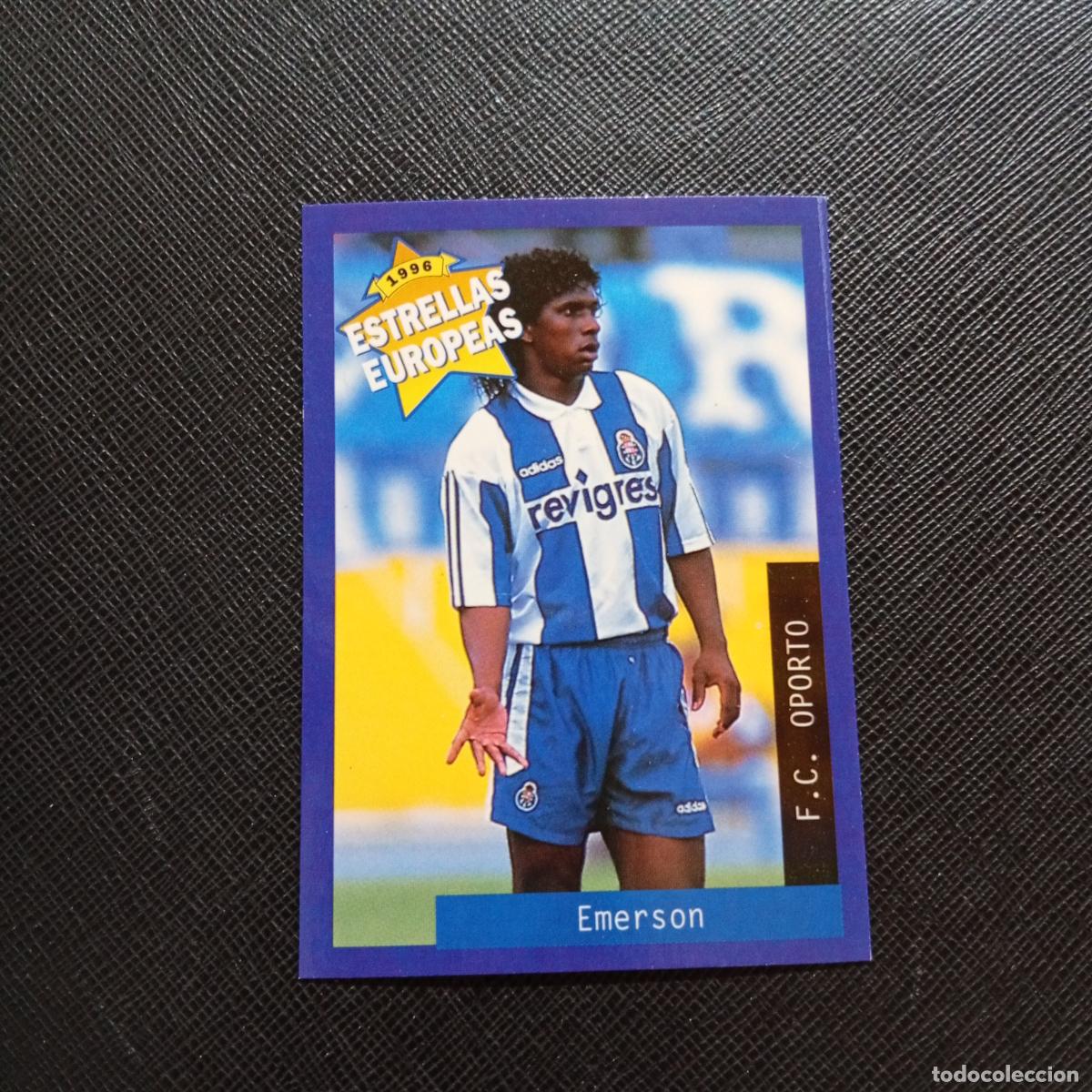Cromos de f&uacute;tbol: 33 EMERSON OPORTO PANINI ESTRELLAS EUROPEAS 1996 CROMO FUTBOL 96 - A28 PG307