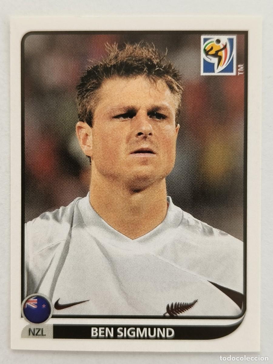 Cromos de f&uacute;tbol: #453 BEN SIGMUND (NUEVA ZELANDA) MUNDIAL SUDAFRICA 2010 PANINI