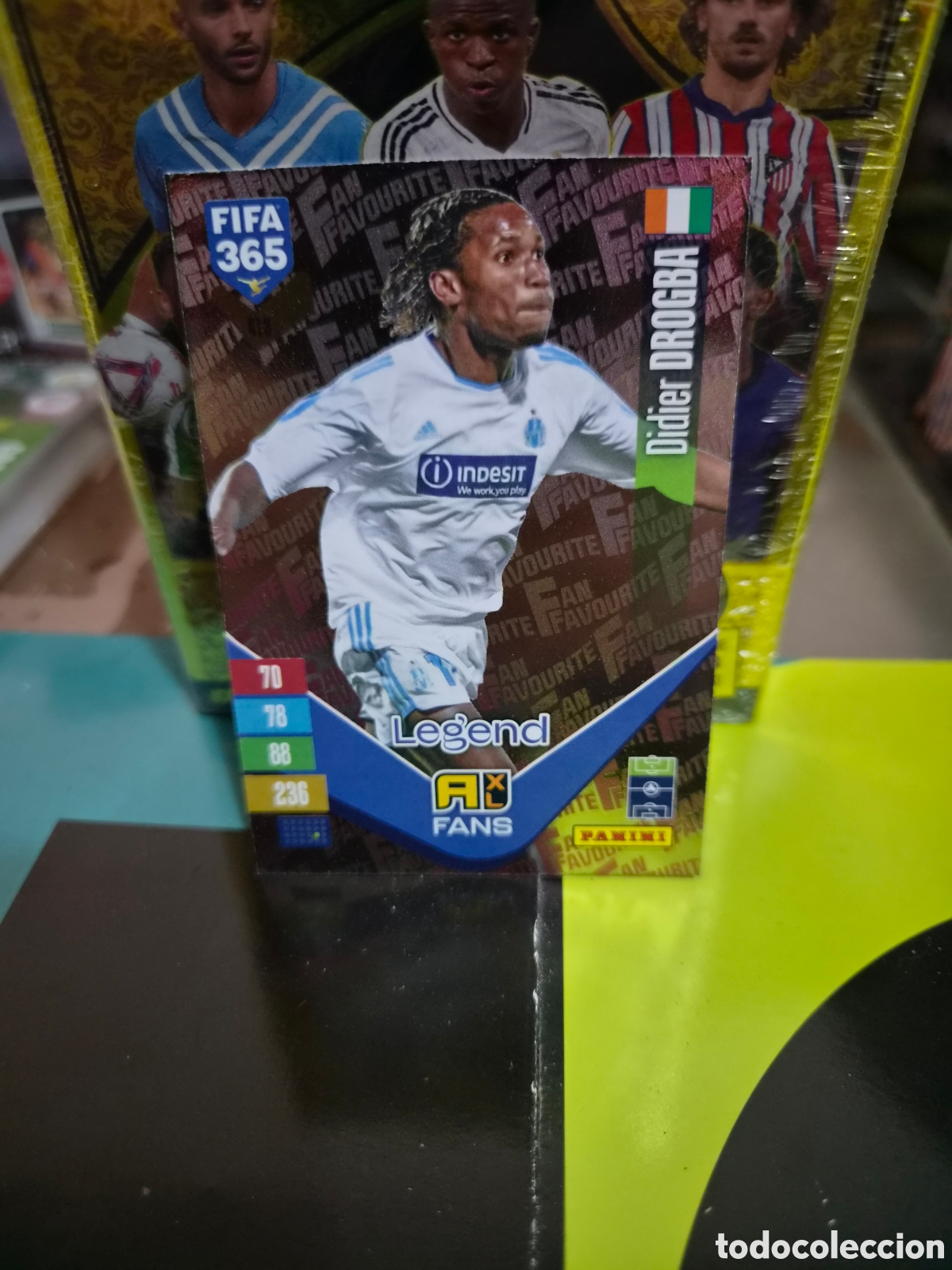 Cromos de f&uacute;tbol: N&deg;413 Fans Legends Drogba FIFA 365 2027