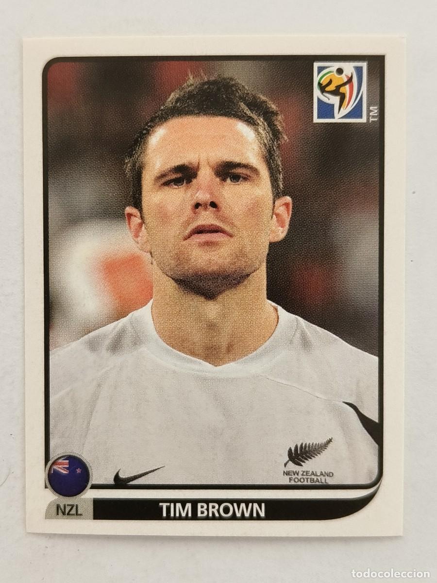 Cromos de f&uacute;tbol: #457 TIM BROWN (NUEVA ZELANDA) MUNDIAL SUDAFRICA 2010 PANINI