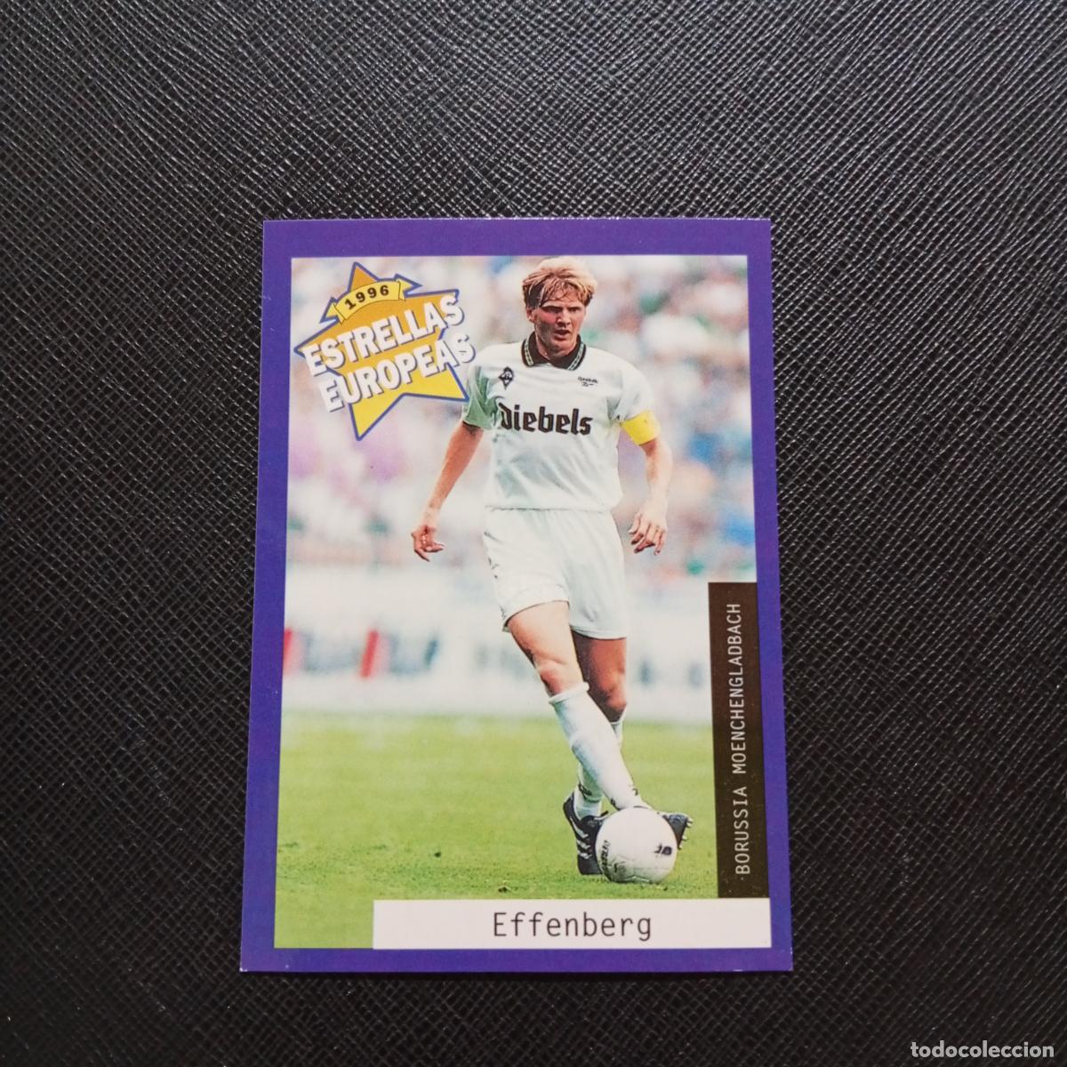 Cromos de f&uacute;tbol: 76 EFFENBERG MOENCHENGLADBACH PANINI ESTRELLAS EUROPEAS 1996 CROMO FUTBOL 96 - A28 PG370