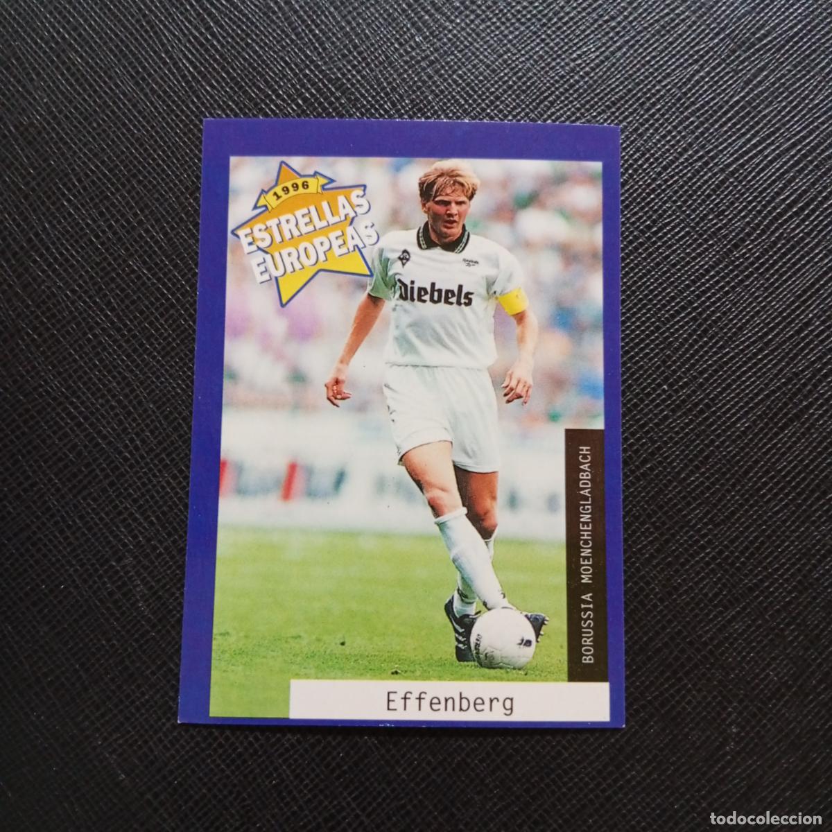 Cromos de f&uacute;tbol: 76 EFFENBERG MOENCHENGLADBACH PANINI ESTRELLAS EUROPEAS 1996 CROMO FUTBOL 96 - A28 PG370 B