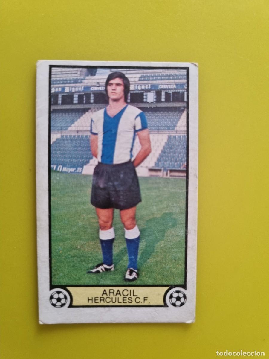 Cromos de f&uacute;tbol: CROMO LIGA ESTE 79 80 1979 1980 NUNCA PEGADO SIN PEGAR ARACIL HERCULES CF AR1026