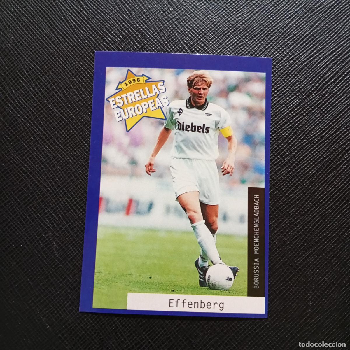 Cromos de f&uacute;tbol: 76 EFFENBERG MOENCHENGLADBACH PANINI ESTRELLAS EUROPEAS 1996 CROMO FUTBOL 96 - A28 PG379 B