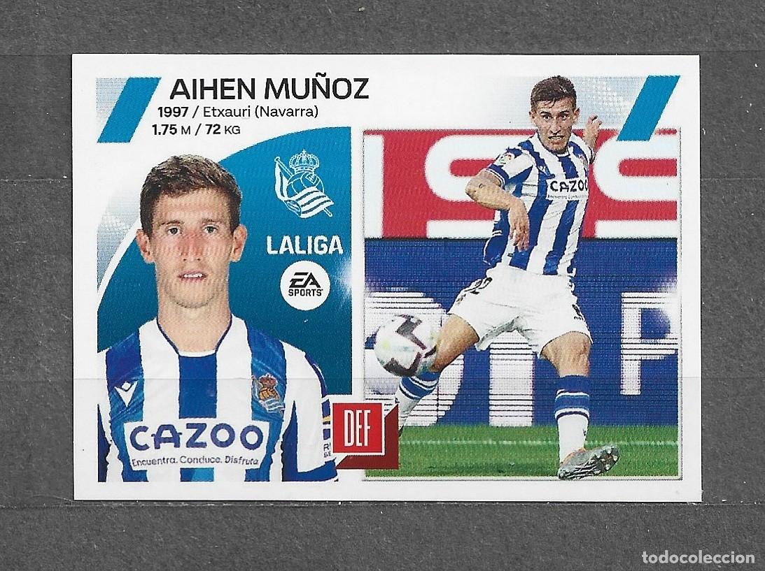 Cromos de f&uacute;tbol: Liga este 23/24 - Aihen Mu&ntilde;oz - N&ordm; 9b - Real Sociedad