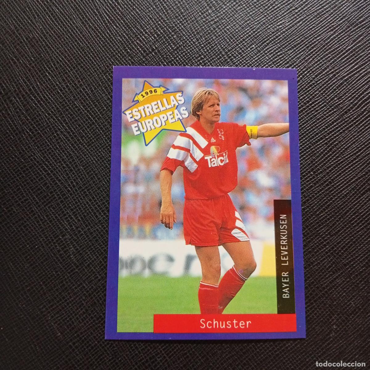 Cromos de f&uacute;tbol: 75 SCHUSTER BAYER LEVERKUSEN PANINI ESTRELLAS EUROPEAS 1996 CROMO FUTBOL 96 - A28 PG379 B