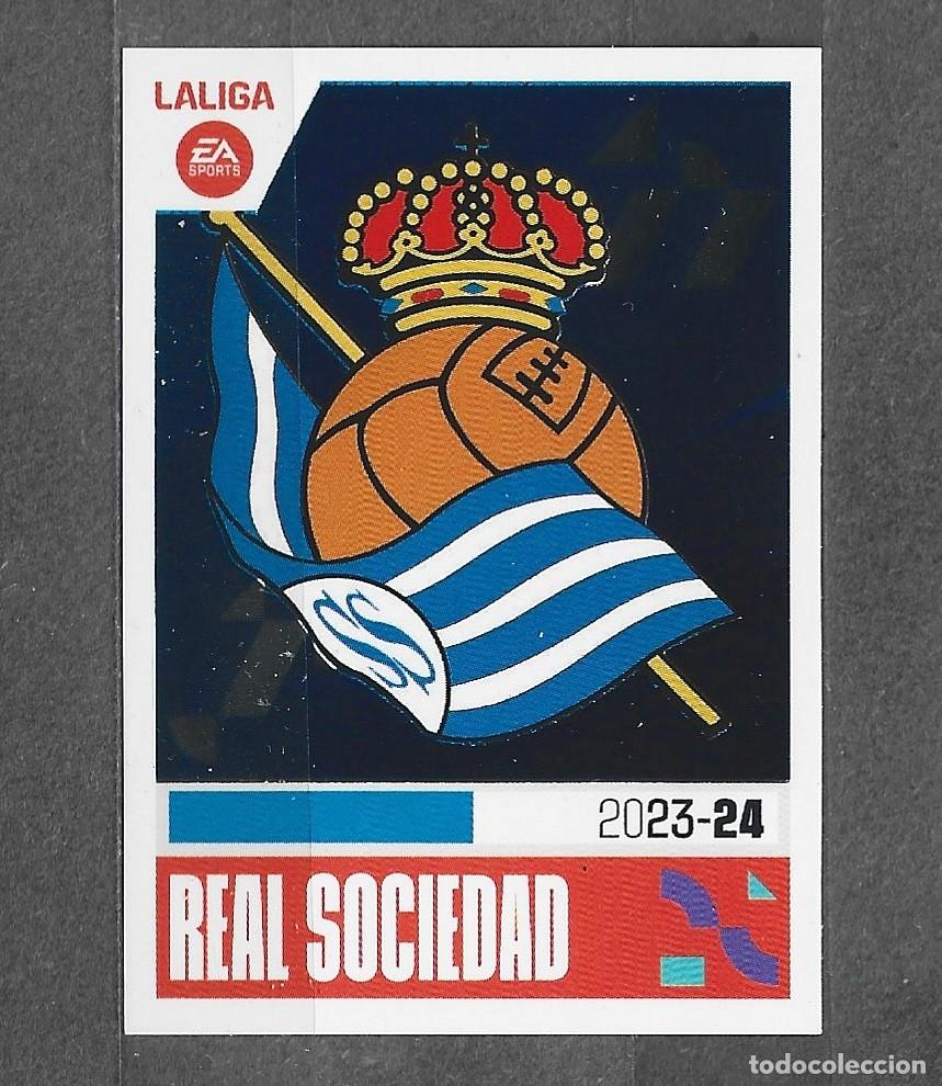 Cromos de f&uacute;tbol: Liga este 23/24 - Escudo - N&ordm; 1 - Real Sociedad