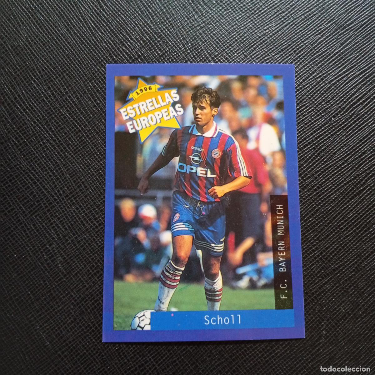 Cromos de f&uacute;tbol: 74 SCHOLL BAYERN MUNICH PANINI ESTRELLAS EUROPEAS 1996 CROMO FUTBOL 96 - A28 PG397 B