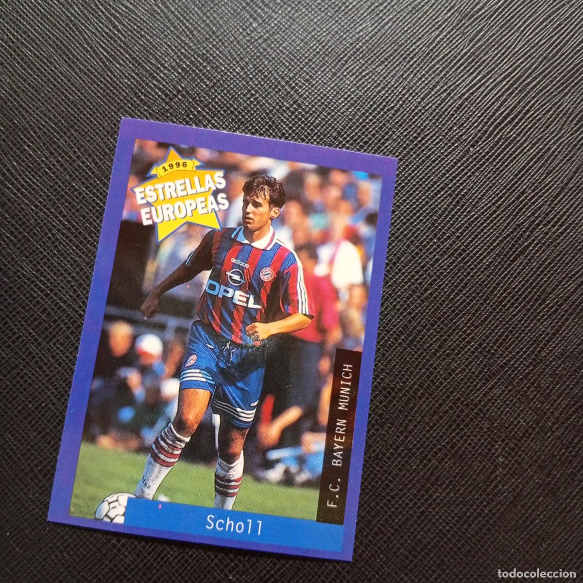 Cromos de f&uacute;tbol: 74 SCHOLL BAYERN MUNICH PANINI ESTRELLAS EUROPEAS 1996 CROMO FUTBOL 96 - A28 PG406