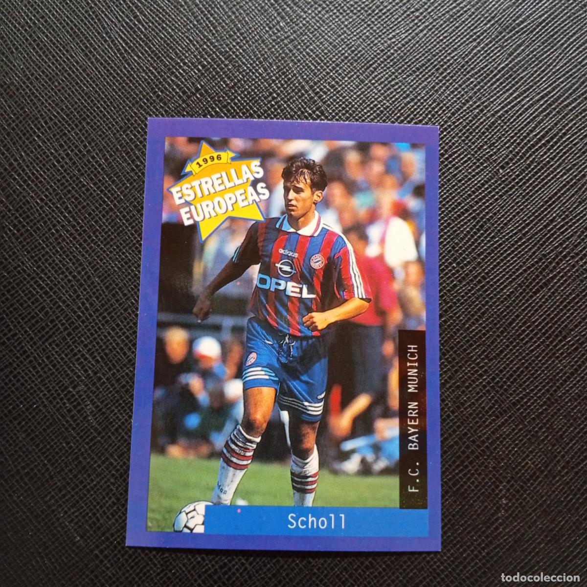 Cromos de f&uacute;tbol: 74 SCHOLL BAYERN MUNICH PANINI ESTRELLAS EUROPEAS 1996 CROMO FUTBOL 96 - A28 PG406 B