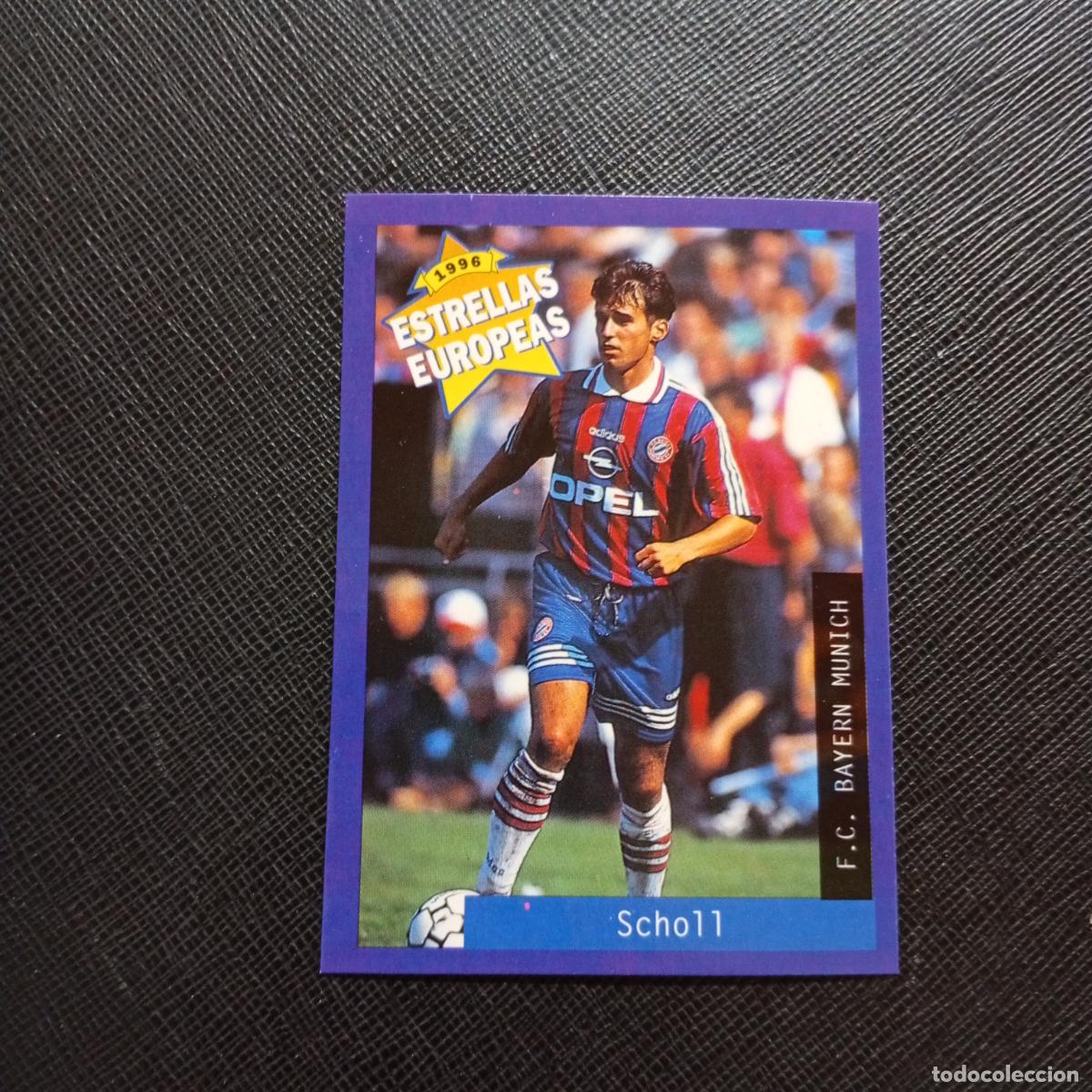 Cromos de f&uacute;tbol: 74 SCHOLL BAYERN MUNICH PANINI ESTRELLAS EUROPEAS 1996 CROMO FUTBOL 96 - A28 PG415