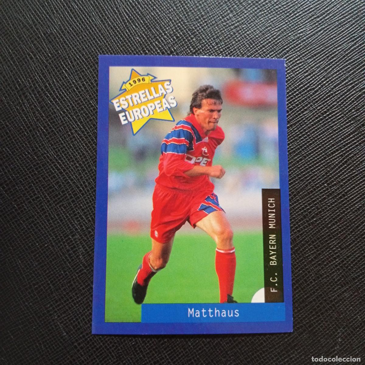 Cromos de f&uacute;tbol: 72 MATTHAUS BAYERN MUNICH PANINI ESTRELLAS EUROPEAS 1996 CROMO FUTBOL 96 - A28 PG406