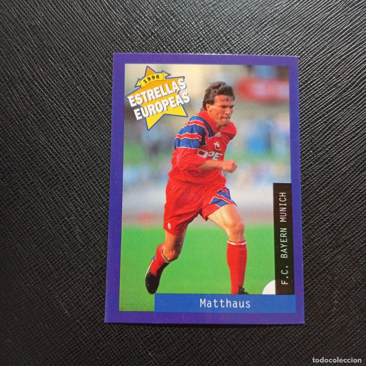 Cromos de f&uacute;tbol: 72 MATTHAUS BAYERN MUNICH PANINI ESTRELLAS EUROPEAS 1996 CROMO FUTBOL 96 - A28 PG406 B