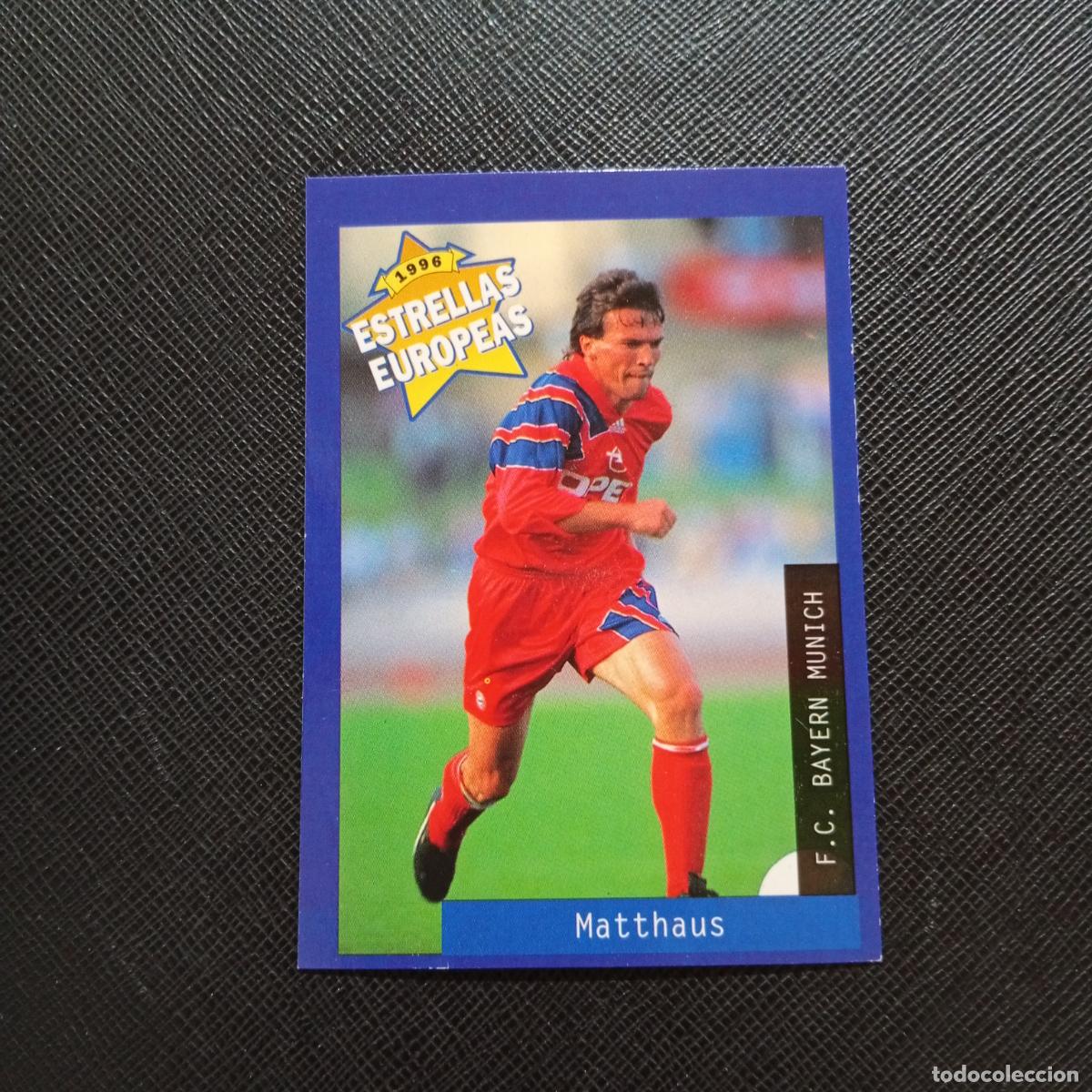 Cartes &agrave; collectionner de Football: 72 MATTHAUS BAYERN MUNICH PANINI ESTRELLAS EUROPEAS 1996 CROMO FUTBOL 96 - A28 PG433