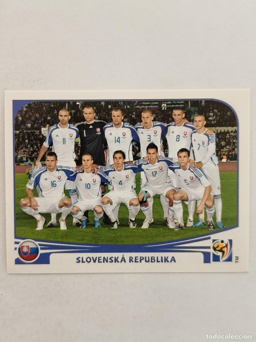 Cromos de f&uacute;tbol: #467 ALINEACION (ESLOVAQUIA) MUNDIAL SUDAFRICA 2010 PANINI