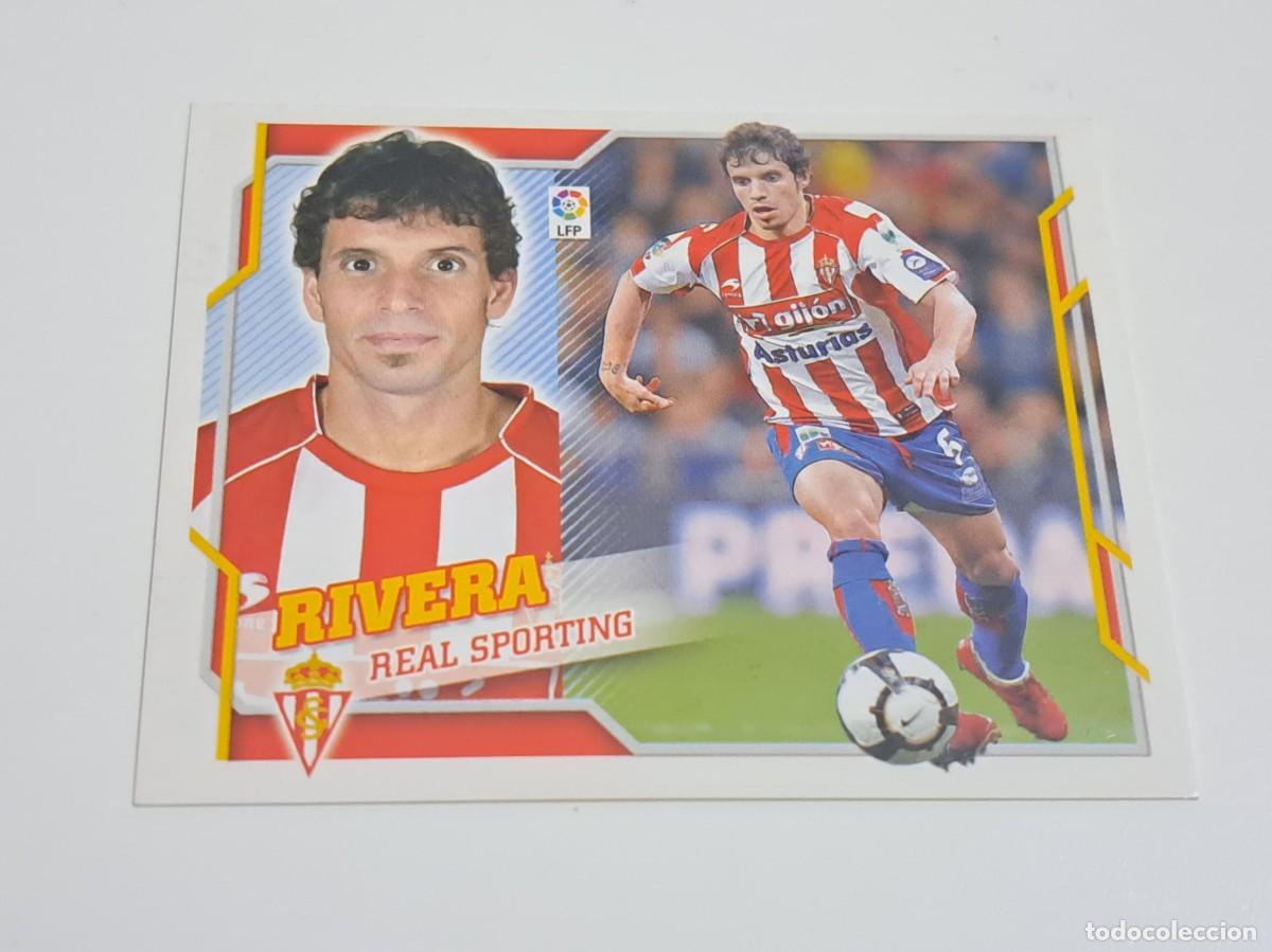 Cromos de f&uacute;tbol: CROMO LIGA 10-11 2010-11 RIVERA NUMERO 9 SPORTING DE GIJON EDICIONES ESTE NUNCA PEGADO