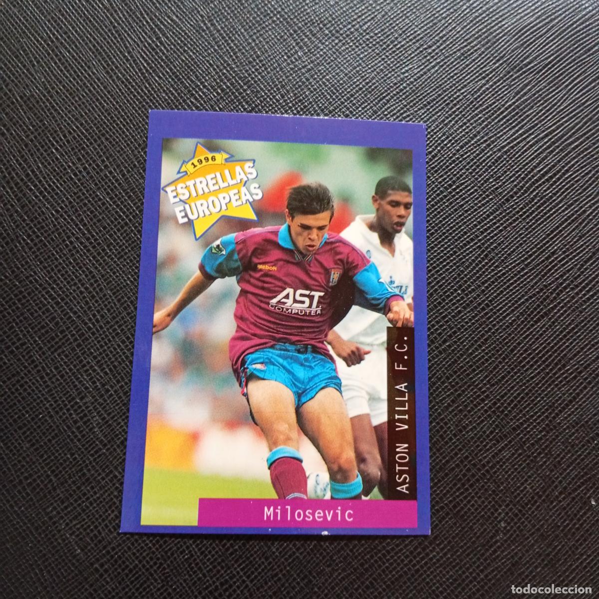Cromos de f&uacute;tbol: 69 MILOSEVIC ASTON VILLA PANINI ESTRELLAS EUROPEAS 1996 CROMO FUTBOL 96 - A28 PG442
